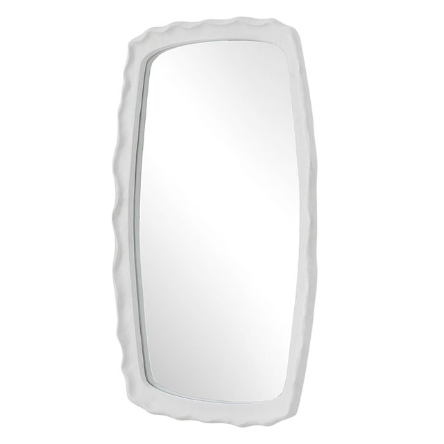 Kenneth Ludwig Chicago Marbella White Mirror For Sale - Image 4 of 6