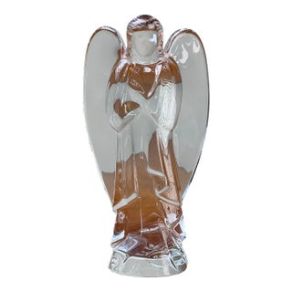 Vintage Baccarat Crystal Angel For Sale