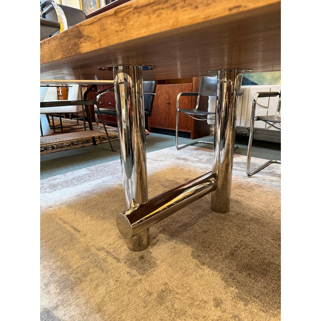 Tan Egg Collective Kenny Dining Room Table For Sale - Image 8 of 12