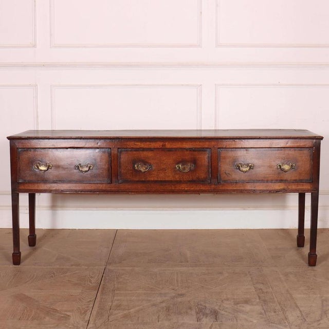 English Dresser Base in Oak For Sale - Image 11 of 11