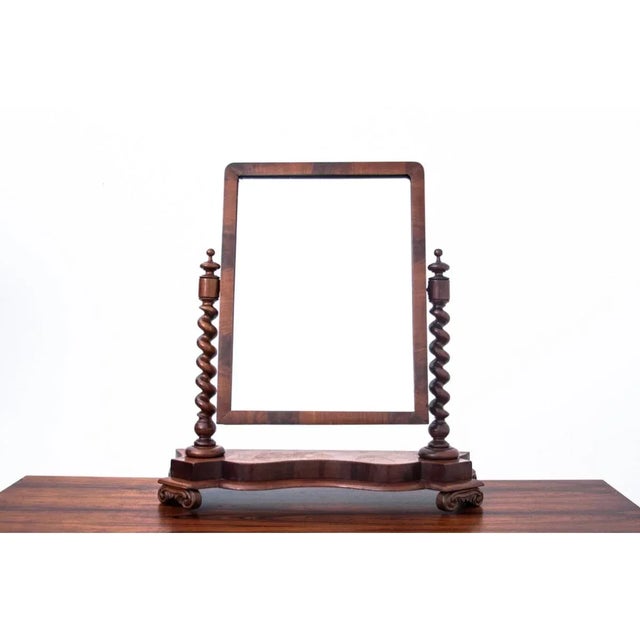 Brown Antique 19th Century Mirror, France For Sale - Image 8 of 8