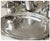 Metal Vintage Hotel Silver Plated Platter Midday Club Serving Tray Wallace’s For Sale - Image 7 of 9