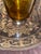 Amber Glass Vase. Vintage 1950s Pedestal Amber Glass Vase, Made in England For Sale - Image 11 of 12