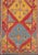Tribal Vintage Turkish Oushak Runner With Bold Gold, Red, and Sky Blue Medallions For Sale - Image 3 of 13