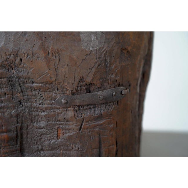 Primitive Tree Trunk Cabinet, France, 1900s For Sale - Image 10 of 18