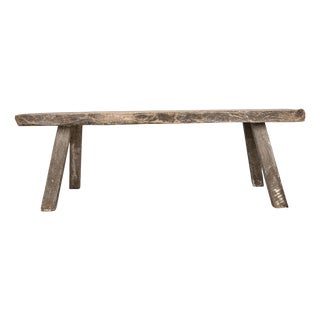Large Rustic Pig Bench Console, 1920s For Sale