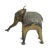 Antique solid brass charming Jaipur elephant figure. Authentic beautiful aged patina.