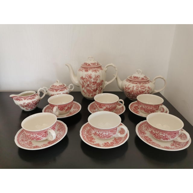 Fasan Tea Set from Villeroy & Boch, 1950s, Set of 10 For Sale - Image 3 of 15