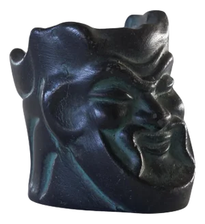 Bucchero Ceramic Pencil Holder attributed to Gio Ponti for Carlo Alberto Rossi, 1960s