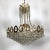 Gilt and Crystal Chandeliers from Sciolari, 1970s, Set of 2 For Sale - Image 11 of 15