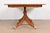 Baker Furniture Georgian Cherry and Satinwood Double Pedestal Extension Dining Table, Newly Refinished For Sale - Image 10 of 12
