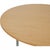Circular Coffee Table in Oak from Hans Wegner, 1960s For Sale - Image 3 of 12