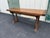 Mid 20th Century Rustic Tavern Oak Flip Top Dining Console Table For Sale - Image 5 of 12