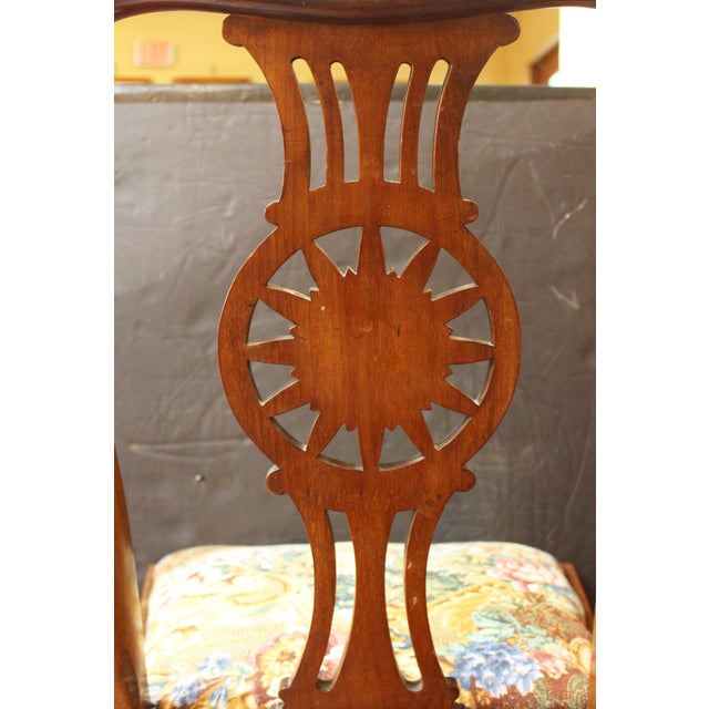 Wood Circa 1900 Georgian Revival Style Side Chair For Sale - Image 7 of 8