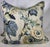 Cowtan & Tout "Hollyhocks" in Indigo/Aqua 20" Pillows-a Pair For Sale - Image 4 of 4