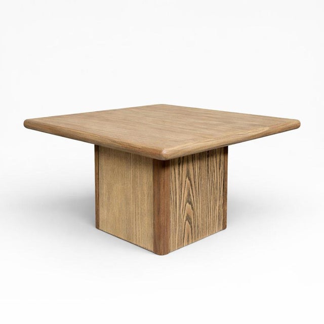 Brown Mid-Century Pine & Oak Coffee Table from Trioh For Sale - Image 8 of 8