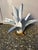 Handmade zinc agave plant - made by an artist in Texas. Beautiful organic form that adds to much character to any interior.