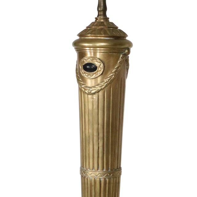 Late 20th Century Neo Classical Brass Table Lamps by Chapman - a Pair For Sale - Image 13 of 13