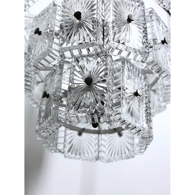 Vintage Crystal Chandelier, Austria, 1960s For Sale - Image 9 of 13