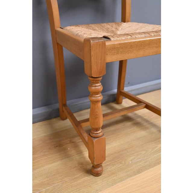 Beech Chairs, 1980s, Set of 8 For Sale - Image 10 of 18