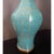 Vintage Chinese Turquoise Fish Scale Enamel & Brass Vase For Sale - Image 11 of 12