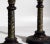 Swedish Candleholders in Carved Wood, Paint & Gilt, 1800s, Set of 2 For Sale - Image 3 of 6