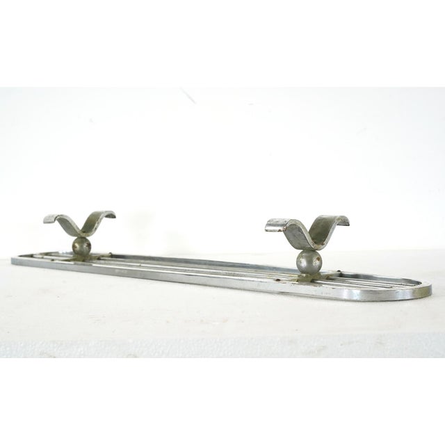 Vintage European Oblong Brass Bakery Trivet For Sale In New York - Image 6 of 13