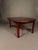 1980s Vintage English Mahogany Butler’s Drop-Leaf Tray Coffee Table With Brass Hinges For Sale - Image 5 of 18