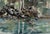 Jacques Noury, Trees Along the Riverbank, Watercolor For Sale - Image 4 of 6