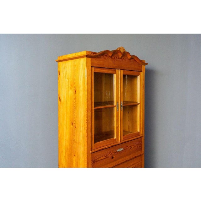 Biedermeier Pine Kitchen Cupboard For Sale - Image 5 of 18