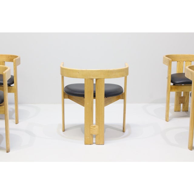 Gavina Vintage Piquadro Chairs by Afra & Tobia Scarpa for Gavina, Italy, 1960s, Set of 6 For Sale - Image 4 of 18
