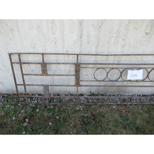 Victorian Antique Victorian Iron Gate Window Garden Fence Architectural Salvage Door #072 For Sale - Image 3 of 6