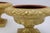 Mid Century Italian Gold Leaf Gilt Terra Cotta Urns For Sale - Image 11 of 12