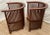 Rare Set of Stickley Lounge Chairs Spindle Barrel Back Solid Cherry, Leather 1a For Sale In Palm Springs - Image 6 of 12