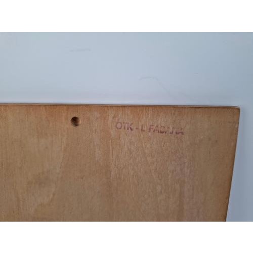 Mid-Century Czech Hand-Carved Wooden Shepherd Wall Relief, 1960 For Sale - Image 4 of 15