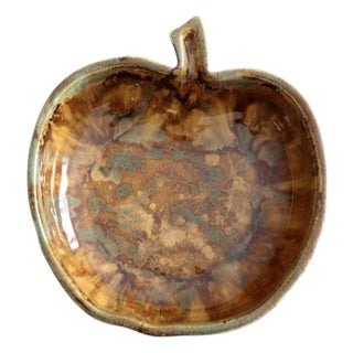 Vintage Dryden Pottery Apple Bowl For Sale