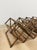 Wood Vintage Dark Bamboo Twelve Bottle Wine Rack Coastal Boho Bar Accent For Sale - Image 7 of 8
