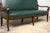 Early 19th Century French Empire Walnut Sofa in Forest Green For Sale - Image 15 of 18