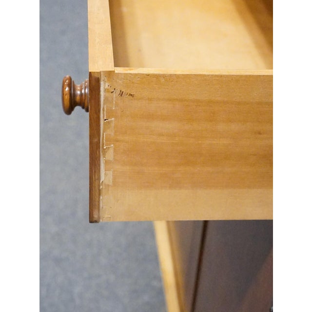 Whitney Furniture Solid Hard Rock Maple Early American 32" Secretary Desk 7493 For Sale - Image 11 of 18