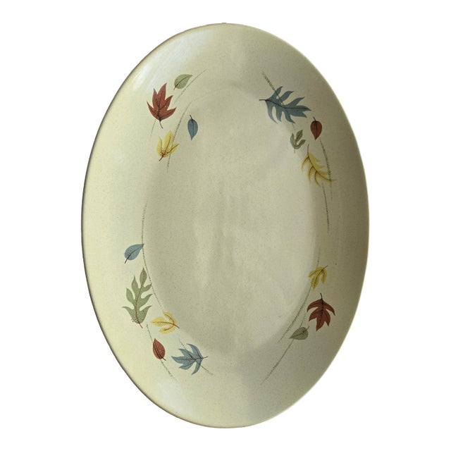 1950s Mid-Century Modern Large Dinner Oven Platter For Sale