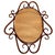 1900 - 1909 1900s Late Victorian Thonet Style Scrolling Bent Oak Wall 30" Mirror For Sale - Image 5 of 6