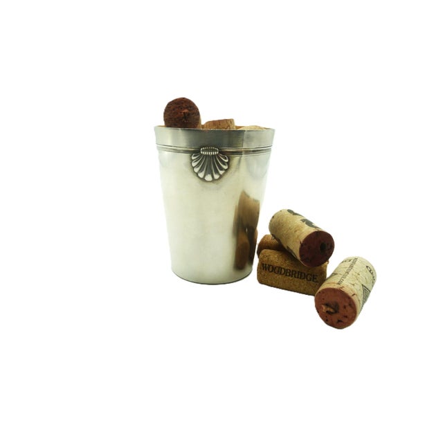 Antique French Sterling Silver & Vermeil Timbale, Beaker or Mint Julep Cup, Shell Motifs For Sale - Image 9 of 9