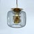 Metal Vintage Gilded Glass Pendant Light from Erco, 1970s For Sale - Image 7 of 13