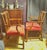 Pair of Vintage English Chippendale Style Mahogany Library Armchairs in Crimson Velvet For Sale In Los Angeles - Image 6 of 8