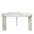 Eighty Round White Dining Table by Lorenza Bozzoli For Sale