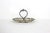English Vintage Small Silver Bonbon Dish With Handle Ruffled Edge Tray, Round Silver Plated Dish With Pierced Cutout Details For Sale - Image 3 of 9