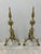 Brass Pair of 1980s Brass Andirons For Sale - Image 8 of 9