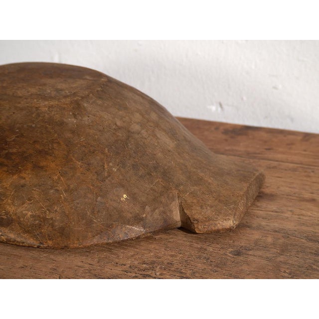 Small Antique Wooden Bowl For Sale - Image 6 of 8