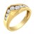 Haus of Brilliance 14KT Yellow Gold Men's Round Cut Diamond Ring (1 cttw, H-I Color, SI2-I1 Clarity) For Sale - Image 4 of 7
