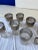 1970s Collection of Ombré Glasses and Bowl Set- 18 Pieces For Sale - Image 9 of 9